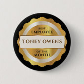 Mitarbeiter der Gold Stars im Monat Button (Vorderseite)