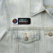 Mitarbeiter der Magnetgesellschaft Beruflich Namensschild (Beispiel)