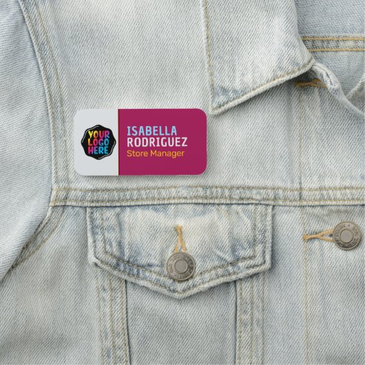 Mitarbeiter der Magnetgesellschaft Beruflich Namensschild (Beispiel)