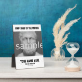 Mitarbeiter der monatlichen Wertungskarte Foto Fotoplatte (Seite)