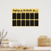 Mitarbeiter der Monatsanzeige für 4x6-Fotos Poster (Küche)