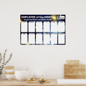 Mitarbeiter der Monatsanzeige für 4x6-Fotos Poster (Küche)