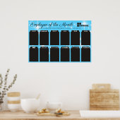 Mitarbeiter der Monatsanzeige für 4x6-Fotos Poster (Küche)