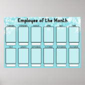 Mitarbeiter der Monatsanzeige für 4x6-Fotos Poster (Vorne)