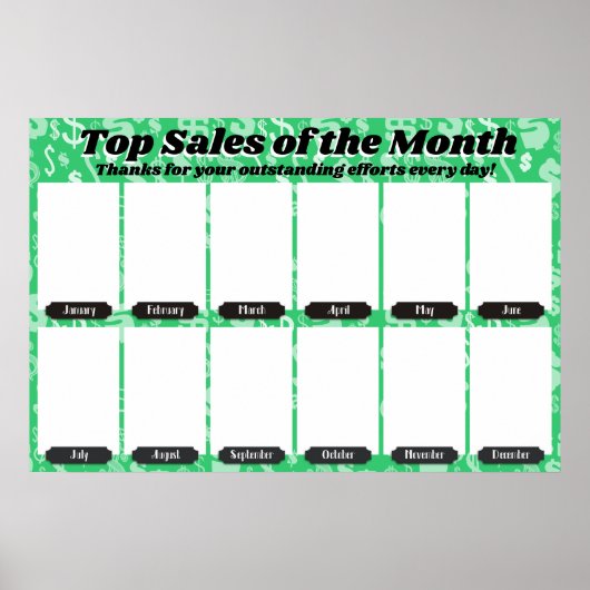 Mitarbeiter der Monatsanzeige für 4x6-Fotos Poster (Vorne)