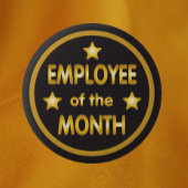 Mitarbeiter der Monatsgolden-Stars Button