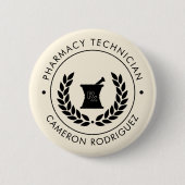 Mitarbeiter der personalisierten Apotheke Pharmacy Button (Vorderseite)