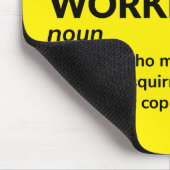 Mitarbeiter der tierischen Kontrolle - Definition Mousepad (Ecke)