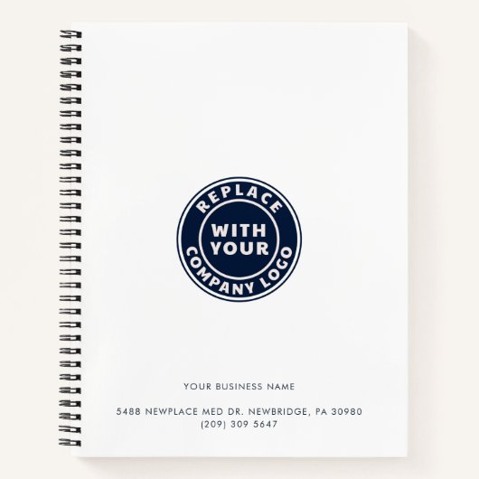 Mitarbeiter der Werbefirma Notizblock (Vorderseite)