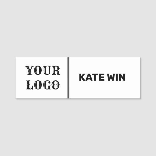 Mitarbeiter des Abzeichens mit kleinem Namen Magne Namensschild (Vorderseite)