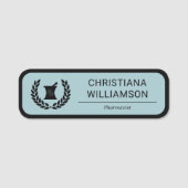 Mitarbeiter des Apothekers Namensschild (Vorderseite)