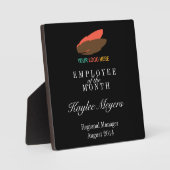 Mitarbeiter des Firmenlogos im Monat Prämie Fotoplatte (Vorderseite)