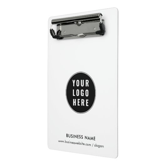 Mitarbeiter des Firmenlogos Mini Klemmbrett (Gewinkelt2)