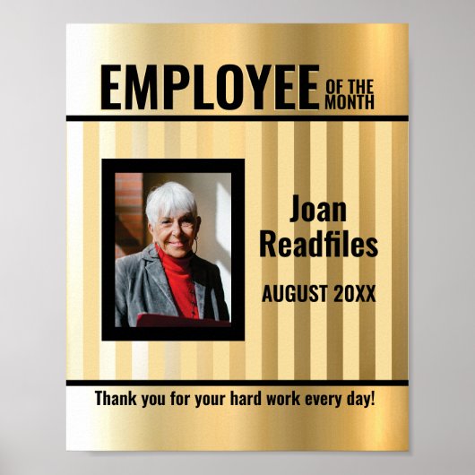 Mitarbeiter des Fotos für die Farbanzeige im Monat Poster (Vorne)