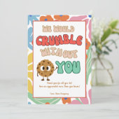 Mitarbeiter des Fun Business Teams Dankeschön Kart Einladung (Stehend Vorderseite)