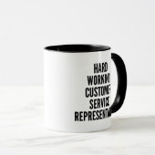 Mitarbeiter des harten Kundendiensts Tasse (VorderseiteRechts)