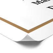 Mitarbeiter des Jahres Firmenlogos Poster (Ecke)