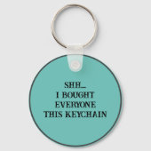 MITARBEITER DES JAHRES Funny Individuelle Name Ein Schlüsselanhänger (Rückseite)