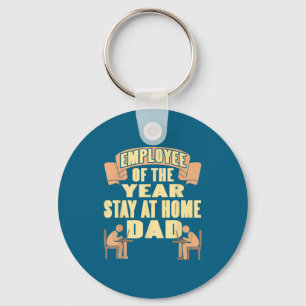 Mitarbeiter Des Jahres Stay At Home Dad Lustiger H Schlüsselanhänger