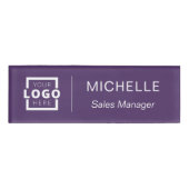 Mitarbeiter des Logobetriebes Namenschild (Vorderseite)