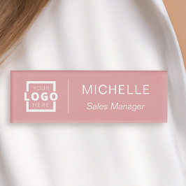 Mitarbeiter des Logobetriebes Namenschild