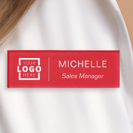 Mitarbeiter des Logobetriebes Namenschild