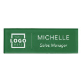 Mitarbeiter des Logobetriebes Namenschild (Vorderseite)