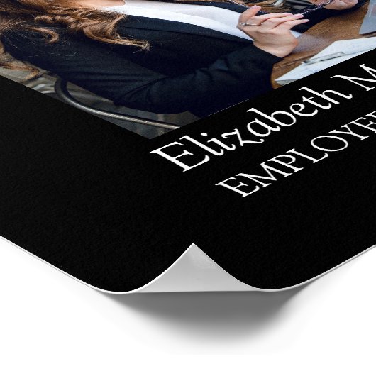 Mitarbeiter des Logobetriebs Monogram oder Add Poster (Ecke)