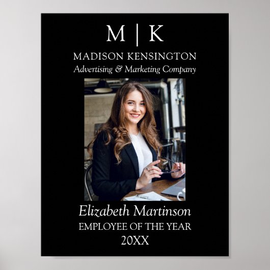 Mitarbeiter des Logobetriebs Monogram oder Add Poster (Vorne)