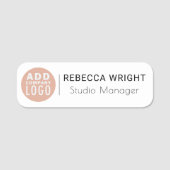 Mitarbeiter des Magnetbetriebs Beruflich Namensschild (Vorderseite)