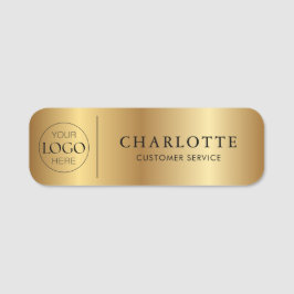 Mitarbeiter des Metallic Gold Custom Logo Office Namensschild