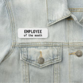 MITARBEITER des monatlich bearbeitbaren Textnamen- Namensschild (Beispiel)