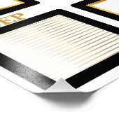 Mitarbeiter des Monats 4x4 Fotos Büroanzeige Fotodruck (Ecke)