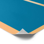 Mitarbeiter des Monats 4x6 Foto Recognition Displa Poster (Ecke)