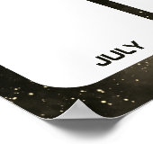 Mitarbeiter des Monats 4x6 Foto Recognition Displa Poster (Ecke)