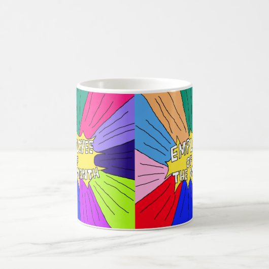 Mitarbeiter des Monats Abzeichen Chef-Mitarbeiter Kaffeetasse (Mittel)