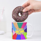 Mitarbeiter des Monats Abzeichen Chef-Mitarbeiter Kaffeetasse