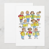 Mitarbeiter des Monats Einladung (Vorne/Hinten)