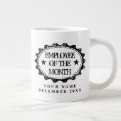 Mitarbeiter des Monats extra große Kaffeegenschaft Jumbo-Tasse (Rechts)