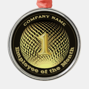 Mitarbeiter des Monats Firmenmedaille Ornament Aus Metall