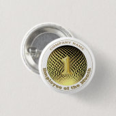 Mitarbeiter des Monats Firmenrunde Button (Vorne & Hinten)