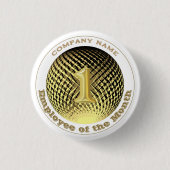 Mitarbeiter des Monats Firmenrunde  Button (Vorderseite)
