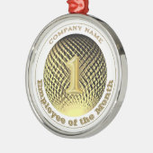 Mitarbeiter des Monats Firmenrunde  Ornament Aus Metall (Links)