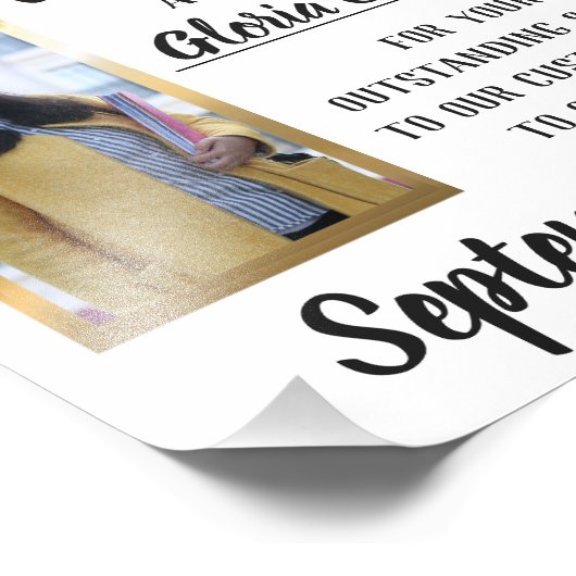 Mitarbeiter des Monats Foto Award (Ecke)