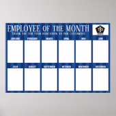 Mitarbeiter des Monats-Fotos mit benutzerdefiniert Poster (Vorne)