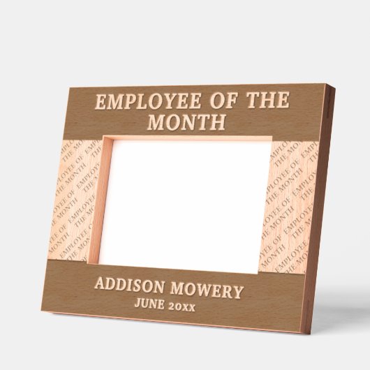 Mitarbeiter des Monats Geätzte Rahmen (Links)