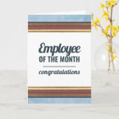 Mitarbeiter des Monats Gratulationen belohnen Kart Karte (Gelbe Blume)