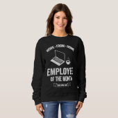 Mitarbeiter des Monats im Homeoffice seit 2. April Sweatshirt (Vorne ganz)