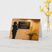 Mitarbeiter des Monats Karte (Gelbe Blume)