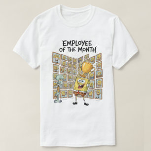 Mitarbeiter des Monats Lustiges Cartoon-T-Shirt T-Shirt